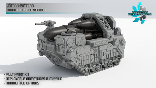 JOTNAR-PATTERN MOBILE MISSILE VEHICLE | Maelstrom Designworks Grimdark Wargaming Miniatures