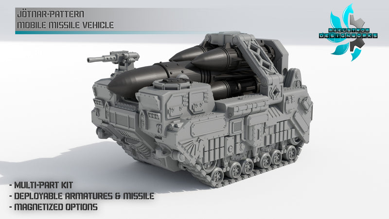 JOTNAR-PATTERN MOBILE MISSILE VEHICLE | Maelstrom Designworks Grimdark Wargaming Miniatures