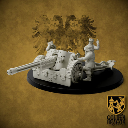 Holy Roman Empire Towed Artillery | Golden Dragon Games Weird WW2 Energy Cannon Role Playing Miniatures