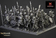 Transilvanya Skeleton Spearmen | Highlands Miniatures 28/32mm Fantasy Wargaming Miniatures Role Playing Miniatures