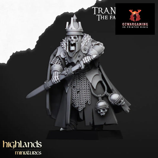 Transilvanya Undead King | Highlands Miniatures 28/32mm Fantasy Wargaming Miniatures Role Playing Miniatures