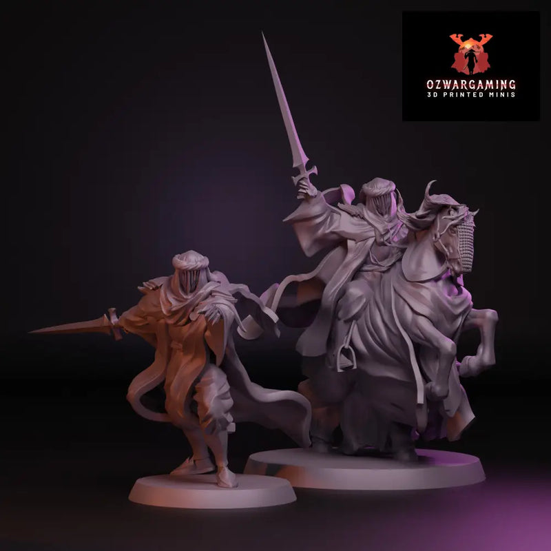 Treacherous Spectre Foot and Mounted | Navarrete Studios 25mm Fantasy Wargaming Miniatures
