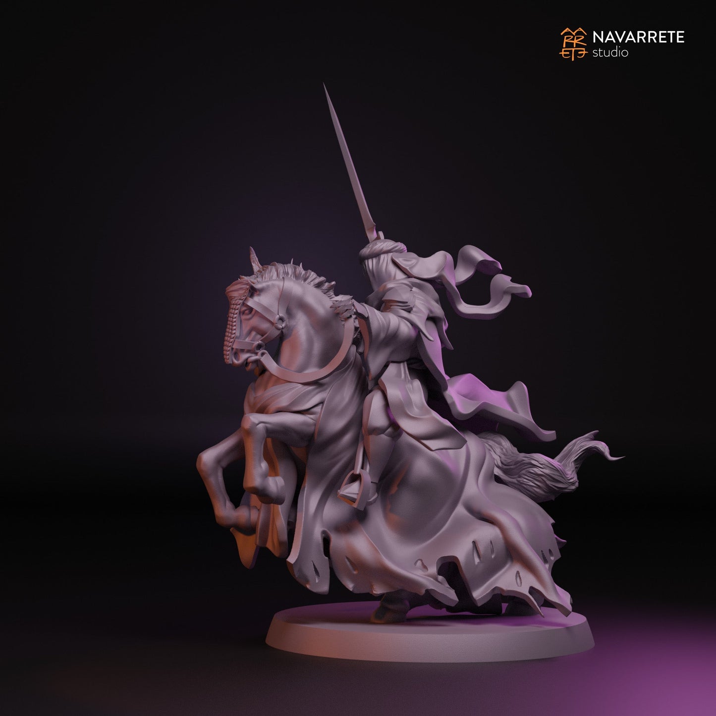 Treacherous Spectre Foot and Mounted | Navarrete Studios 25mm Fantasy Wargaming Miniatures