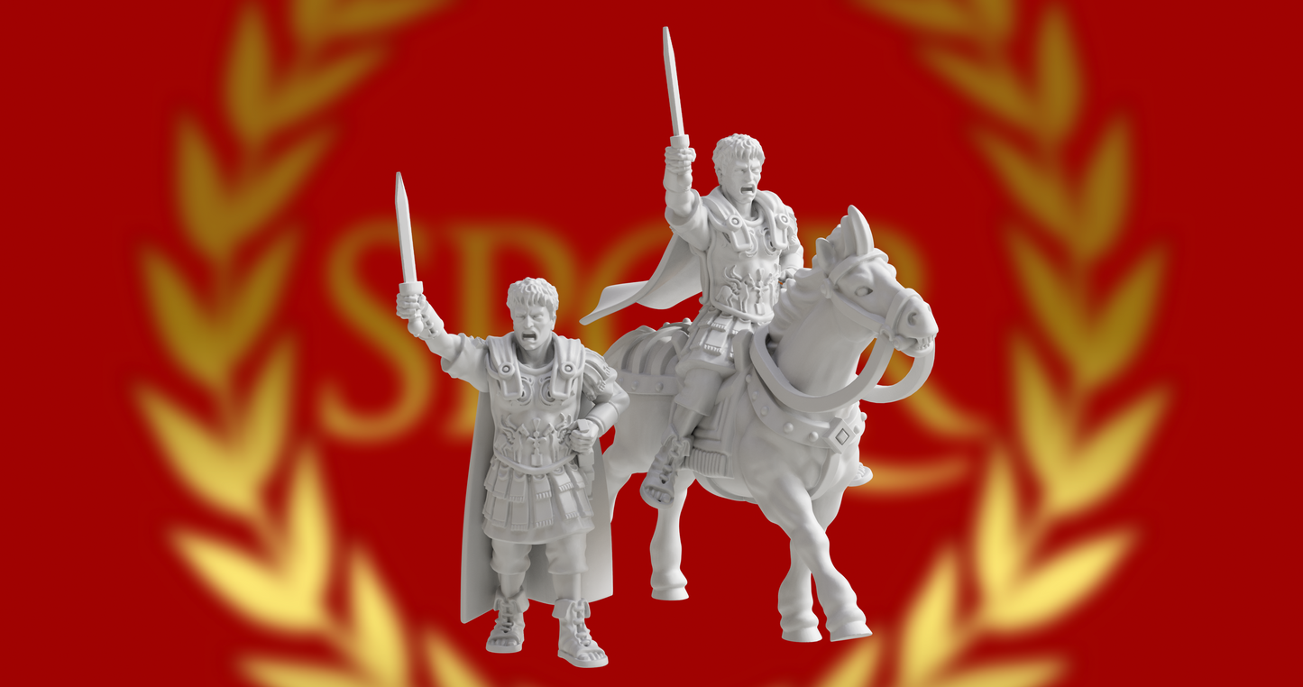 Imperial Roman Trajan | 3D Breed 28mm Ancients Wargaming Miniatures Role Playing Miniatures