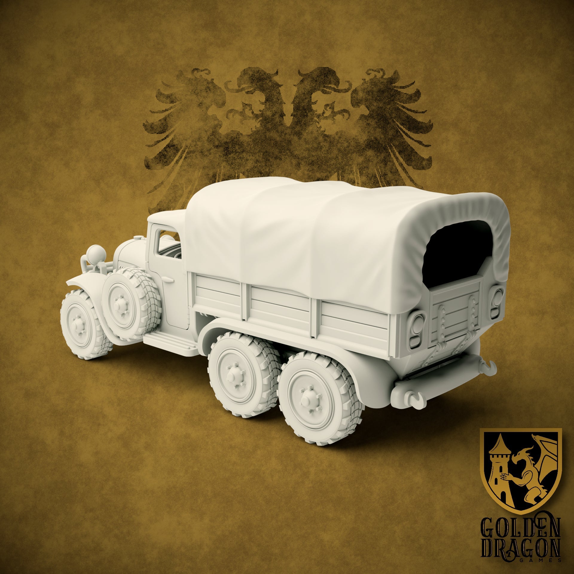Holy Roman Empire 20M Supply Truck | Golden Dragon Games Weird WW2 Role Playing Miniatures