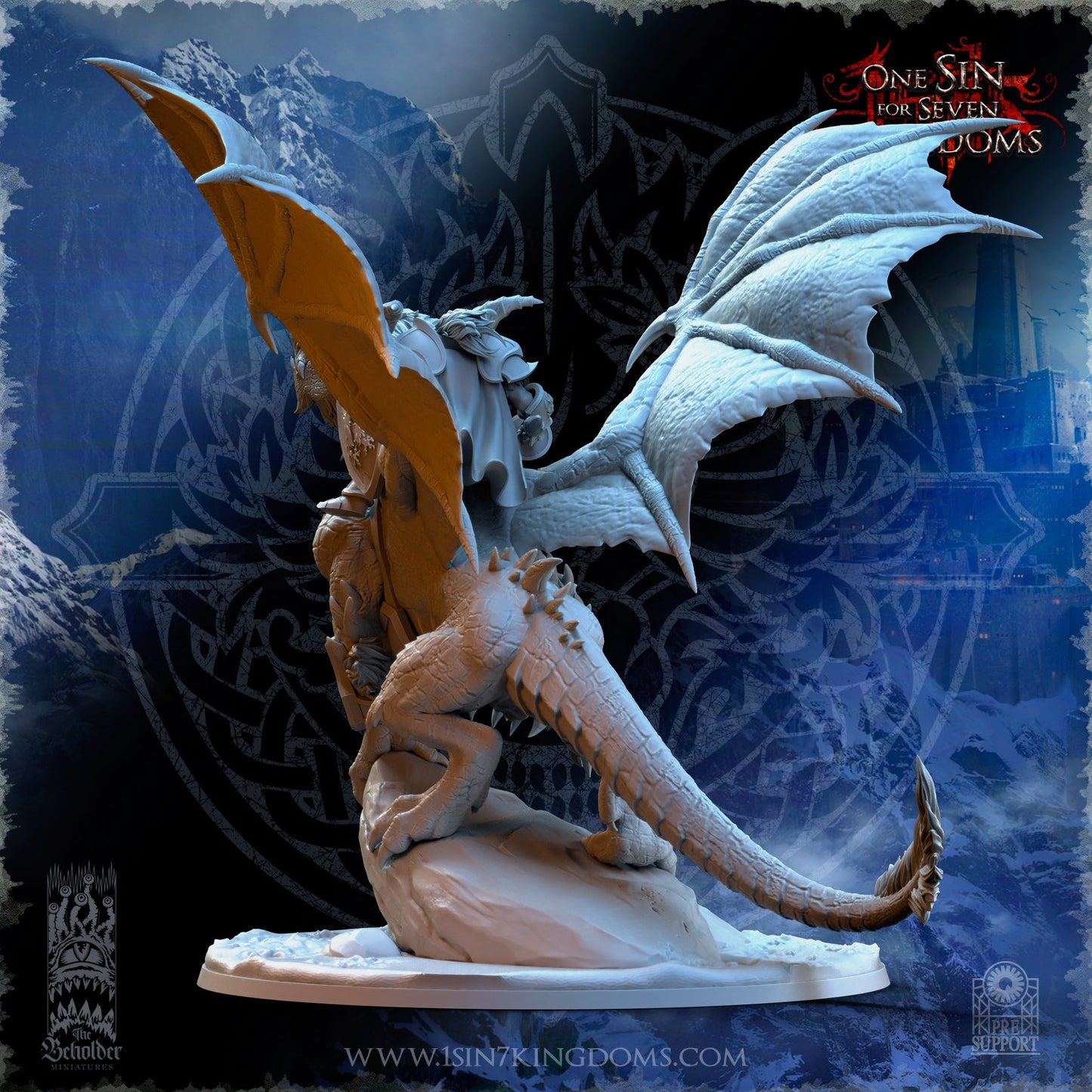 Stormwolves Trym Drakesong Stormwolf Warlord | The Beholder Miniatures 28/32mm Fantasy Wargaming Miniatures