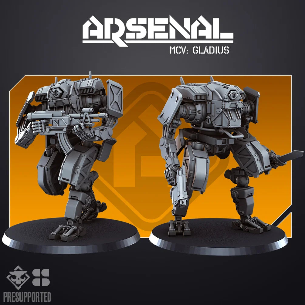 ARSENAL MCV: Gladius | Skullforge Studios 32mm Wargaming Miniatures Role Playing Miniatures