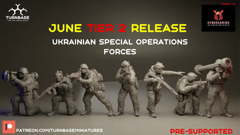 Ukraine Spec Ops | Turnbase Modern Military Wargaming Miniatures Role Playing Miniatures