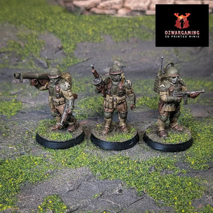 United States of America Elite Infantry | Golden Dragon Games Weird WW2 Role Playing Miniatures