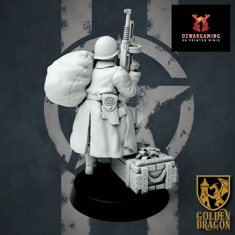 United States of America General Nicholas Winters | Golden Dragon Games Weird WW2 Role Playing Miniatures