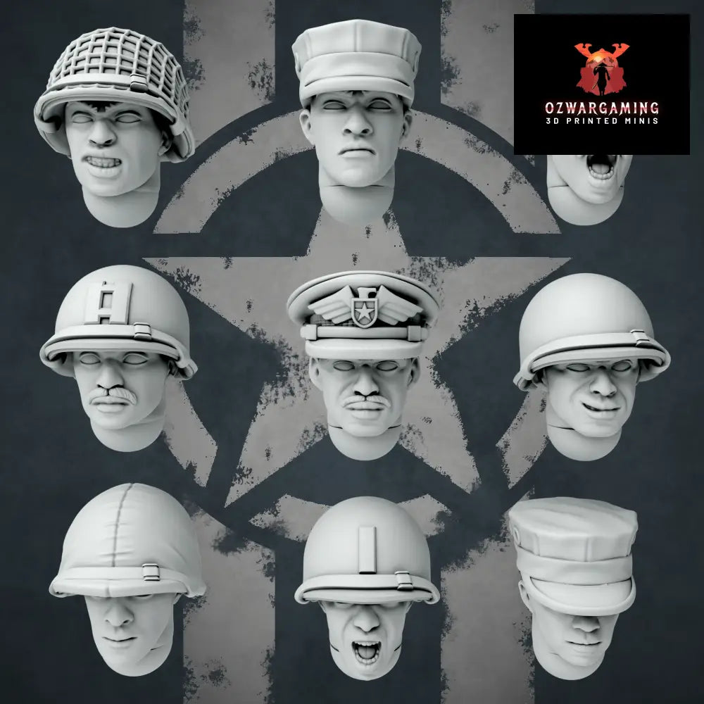 United States of America Harlem Hellfighters Upgrade Pack | Golden Dragon Games Weird WW2 Role Playing Miniatures