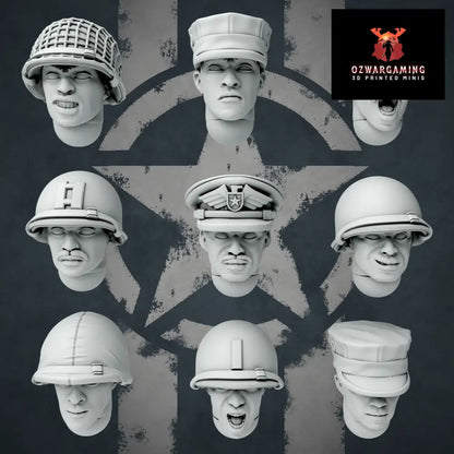 United States of America Harlem Hellfighters Upgrade Pack | Golden Dragon Games Weird WW2 Role Playing Miniatures