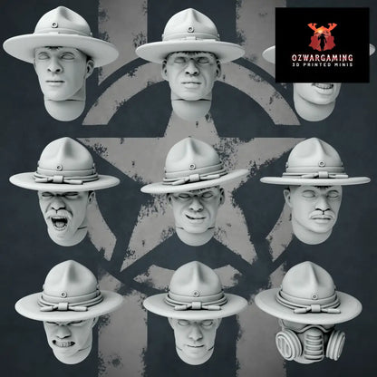United States of America Harlem Hellfighters Upgrade Pack | Golden Dragon Games Weird WW2 Role Playing Miniatures
