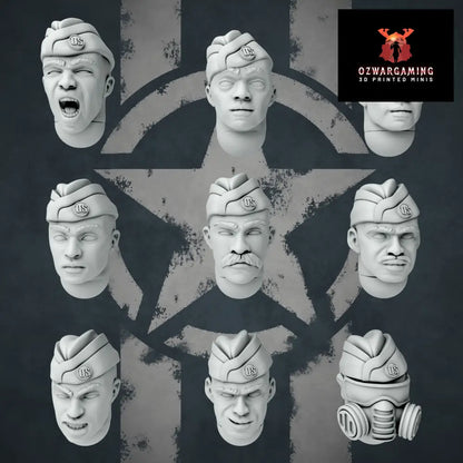 United States of America Harlem Hellfighters Upgrade Pack | Golden Dragon Games Weird WW2 Role Playing Miniatures