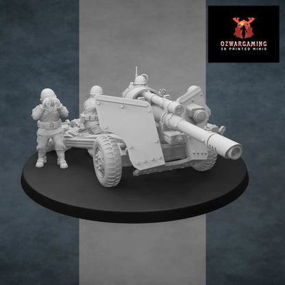 United States of America Light Artillery | Golden Dragon Games Weird WW2 Energy Cannon Role Playing Miniatures
