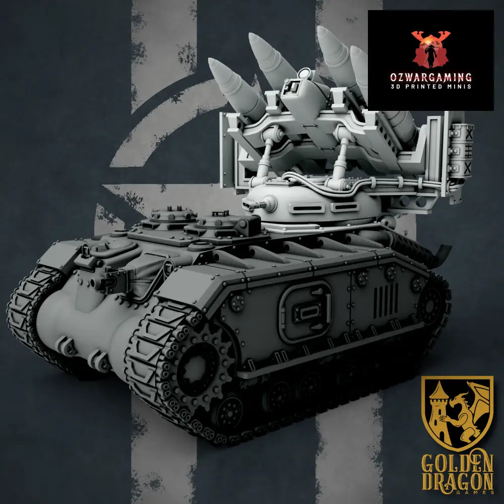 United States of America M48 Ram APC Upgrade Kits | Golden Dragon Games Weird WW2 M48 Bighorn MLRS Role Playing
