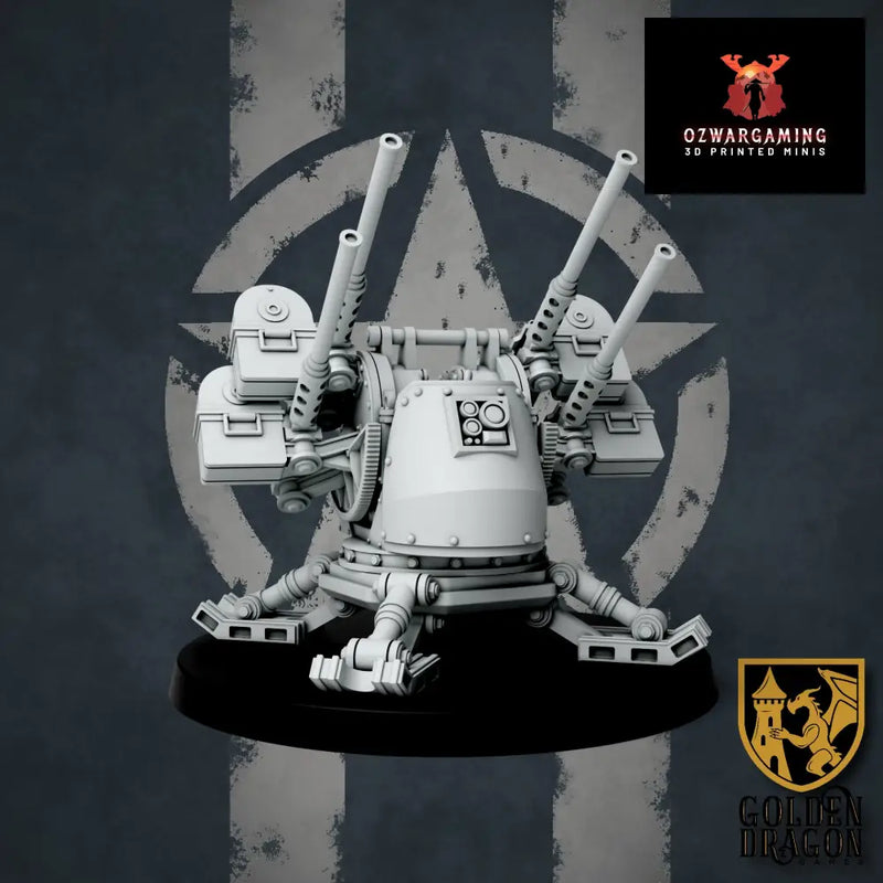 United States of America M6 Autonomous Turret | Golden Dragon Games Weird WW2 Role Playing Miniatures