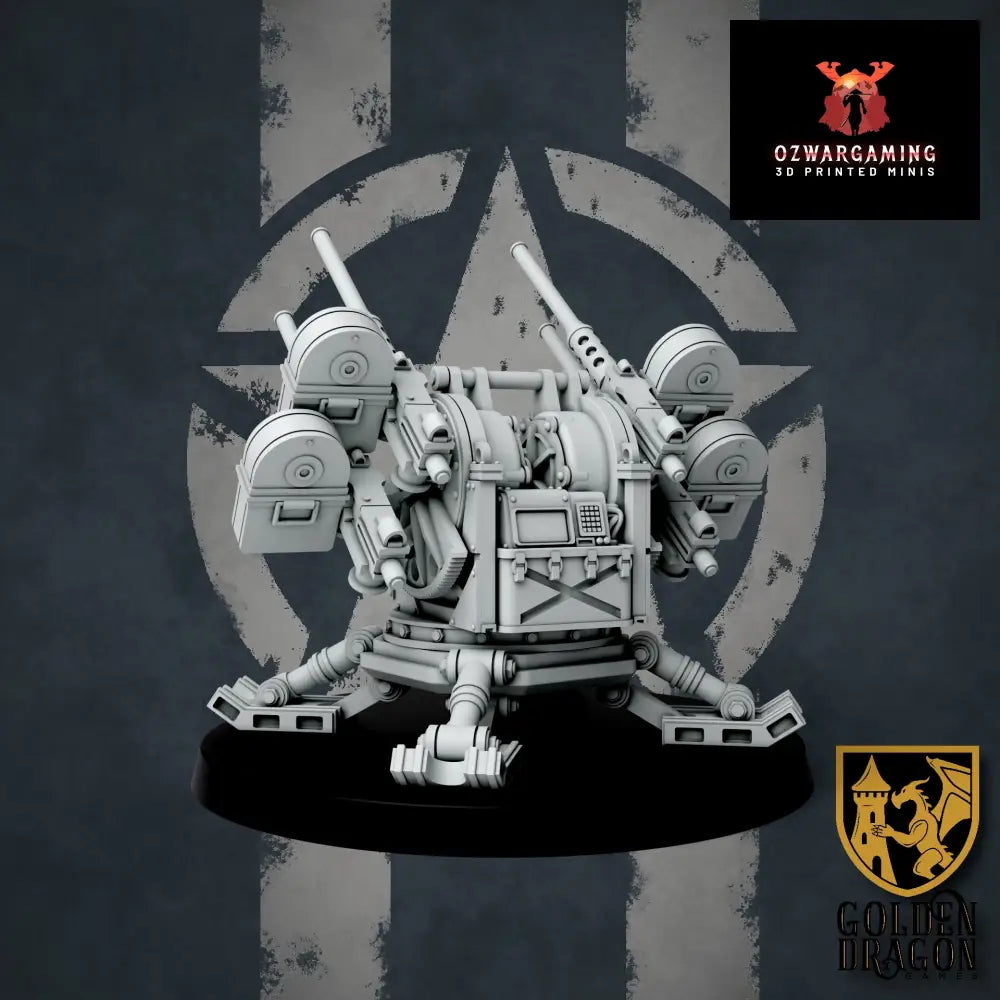 United States of America M6 Autonomous Turret | Golden Dragon Games Weird WW2 Role Playing Miniatures