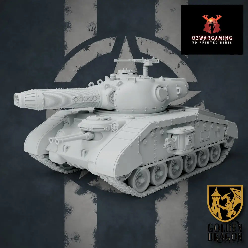United States of America M68 Timberwolf Heavy Tank | Golden Dragon Games Weird WW2 Role Playing Miniatures