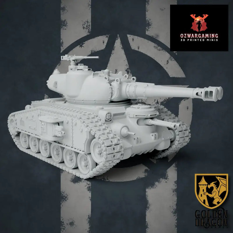 United States of America M68 Timberwolf Heavy Tank | Golden Dragon Games Weird WW2 Role Playing Miniatures