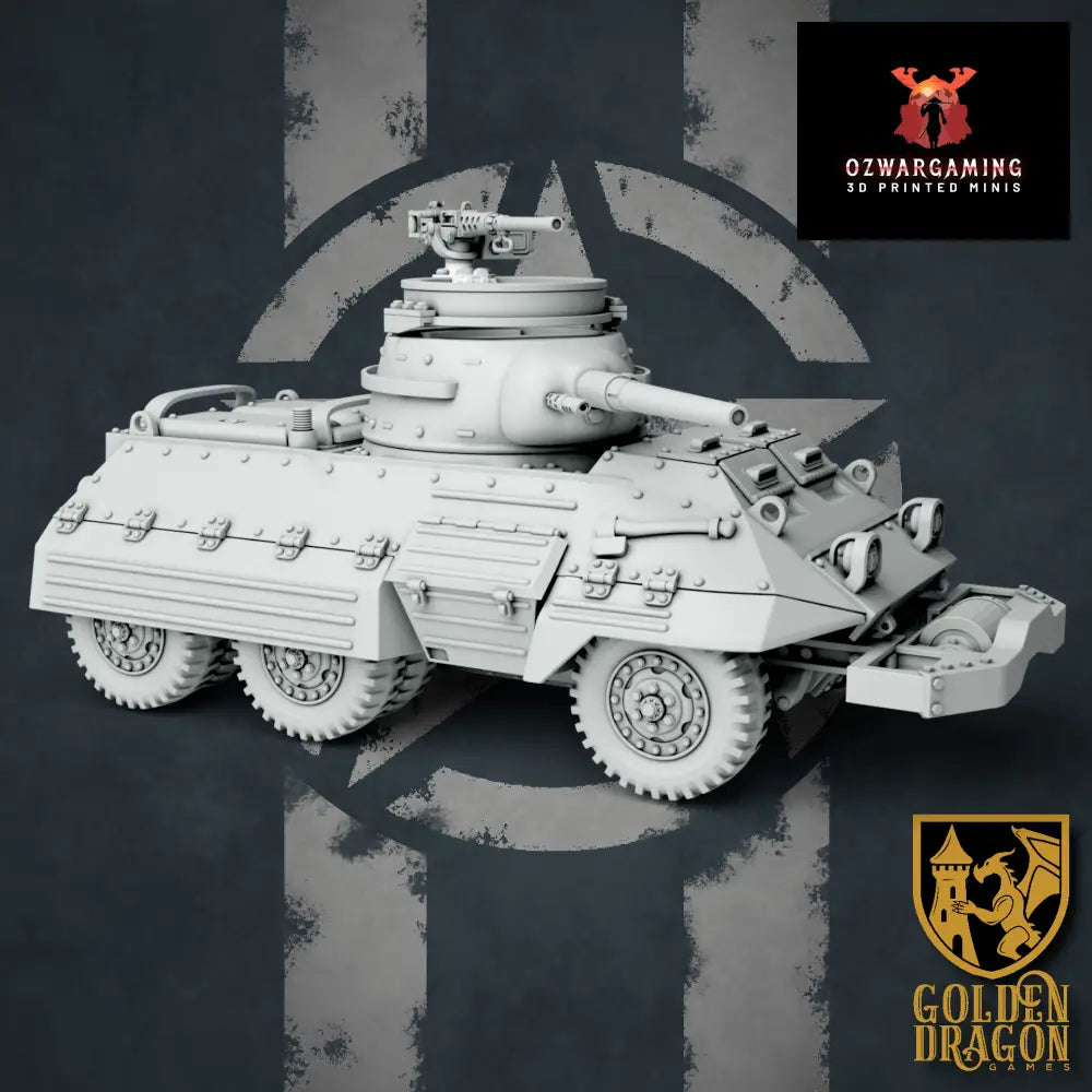 United States of America M80 Raccoon Armored Reconnaissance Car | Golden Dragon Games Weird WW2 Role Playing Miniatures