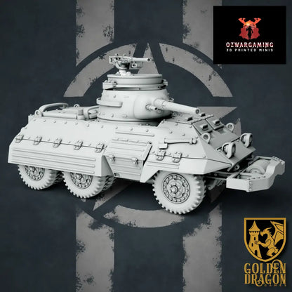 United States of America M80 Raccoon Armored Reconnaissance Car | Golden Dragon Games Weird WW2 Role Playing Miniatures