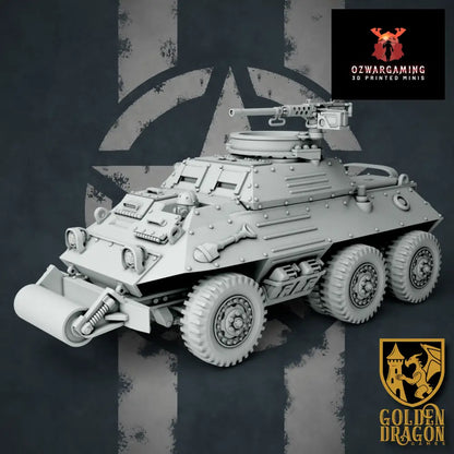 United States of America M80 Raccoon Armored Reconnaissance Car | Golden Dragon Games Weird WW2 Role Playing Miniatures