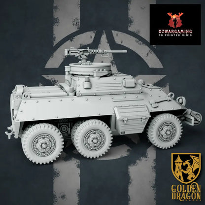 United States of America M80 Raccoon Armored Reconnaissance Car | Golden Dragon Games Weird WW2 Role Playing Miniatures