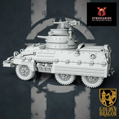 United States of America M80 Raccoon Armored Reconnaissance Car | Golden Dragon Games Weird WW2 Role Playing Miniatures