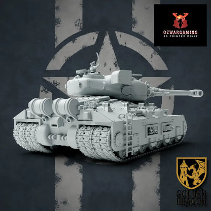 United States of America M82A1 Kodiak Superheavy Tank | Golden Dragon Games Weird WW2 Role Playing Miniatures