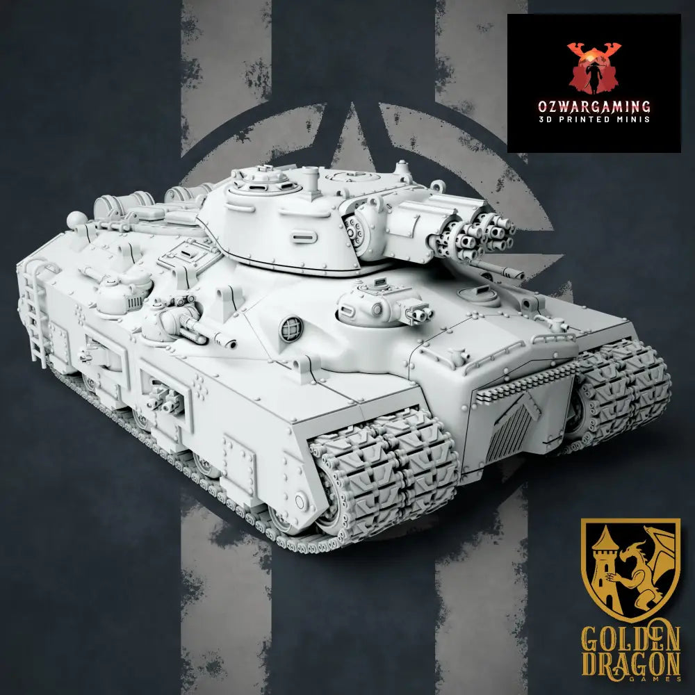 United States of America M82A1 Kodiak Superheavy Tank | Golden Dragon Games Weird WW2 Role Playing Miniatures