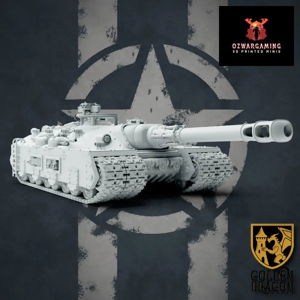 United States of America M82A1 Kodiak Superheavy Tank | Golden Dragon Games Weird WW2 Role Playing Miniatures