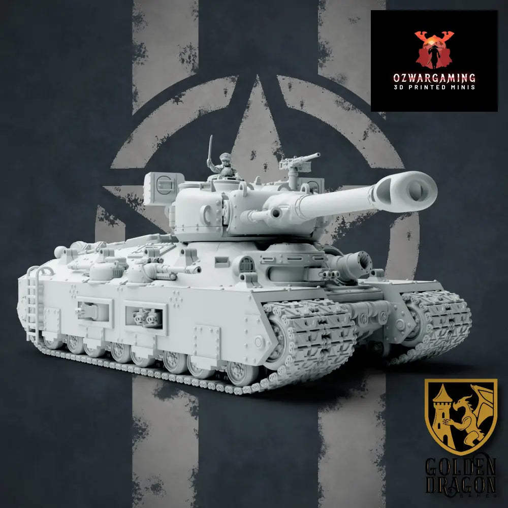 United States of America M82A1 Kodiak Superheavy Tank | Golden Dragon Games Weird WW2 Role Playing Miniatures