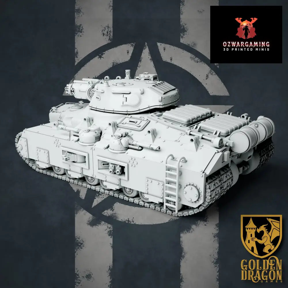 United States of America M82A1 Kodiak Superheavy Tank | Golden Dragon Games Weird WW2 Role Playing Miniatures
