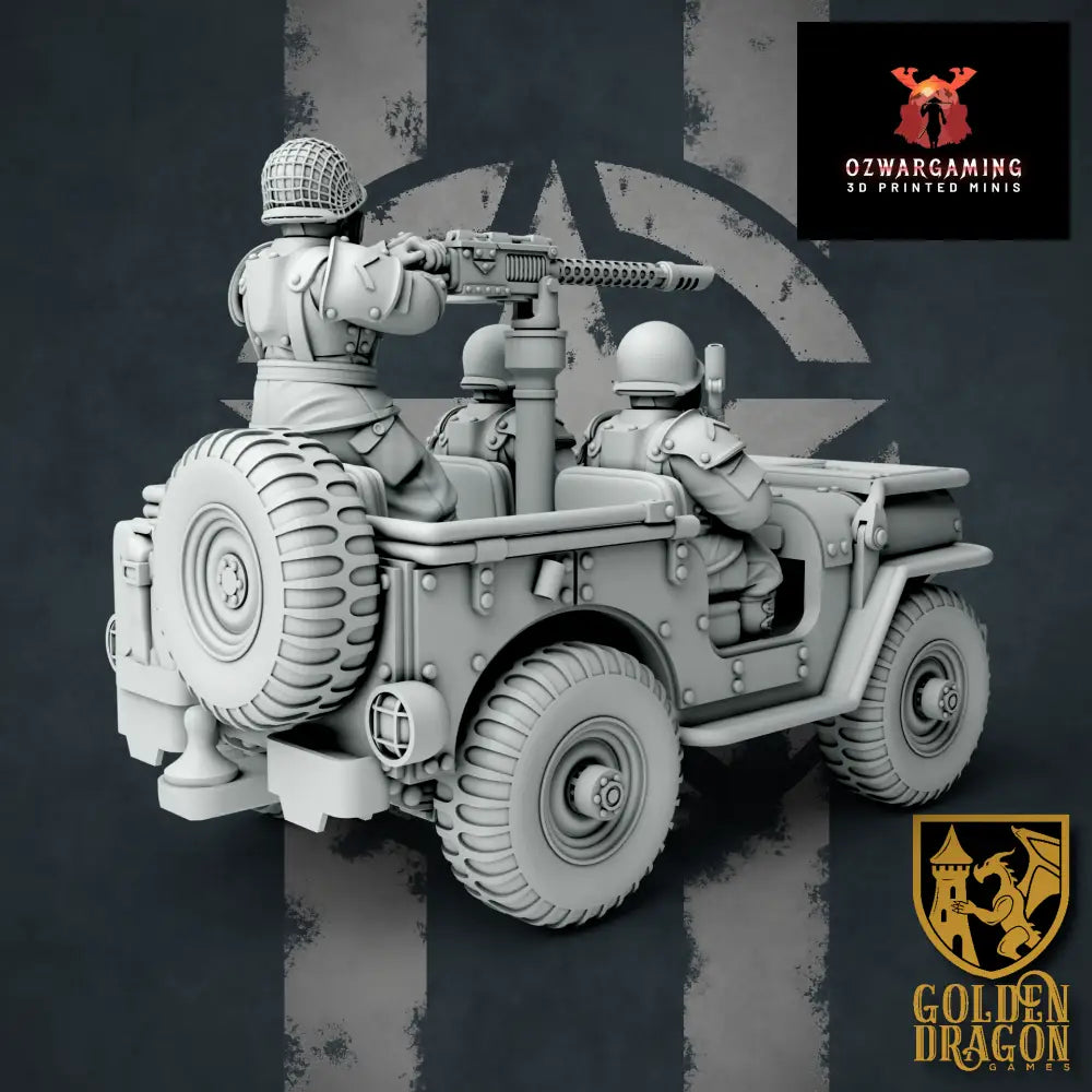 United States of America Recon GPV | Golden Dragon Games Weird WW2 Role Playing Miniatures