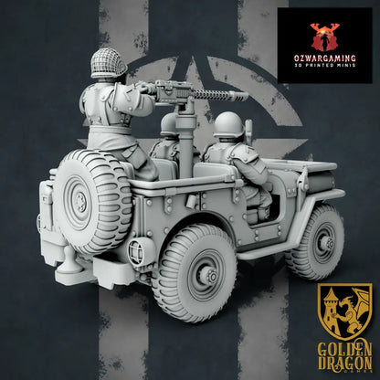 United States of America Recon GPV | Golden Dragon Games Weird WW2 Role Playing Miniatures