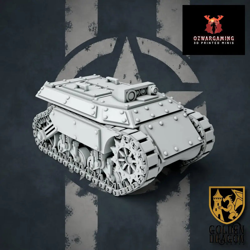 United States of America T12-W4L33 Demolition Vehicle | Golden Dragon Games Weird WW2 Role Playing Miniatures