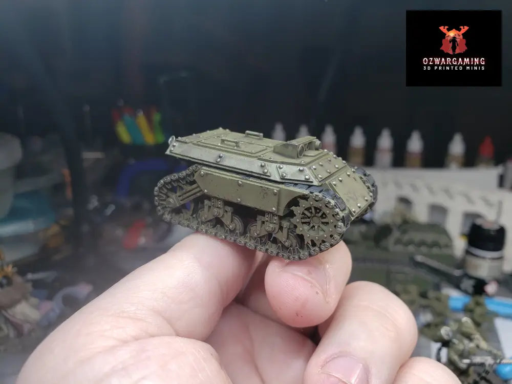 United States of America T12-W4L33 Demolition Vehicle | Golden Dragon Games Weird WW2 Role Playing Miniatures