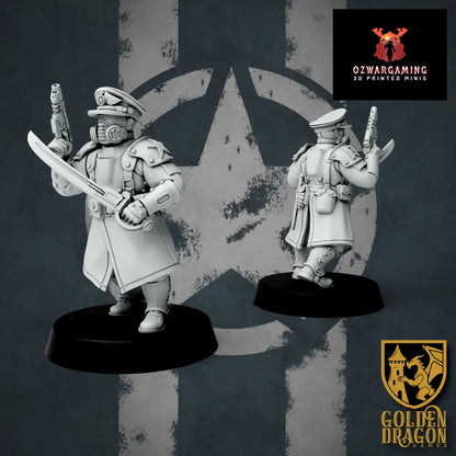 United States of America Veteran Infantry and Command | Golden Dragon Games Weird WW2 Role Playing Miniatures