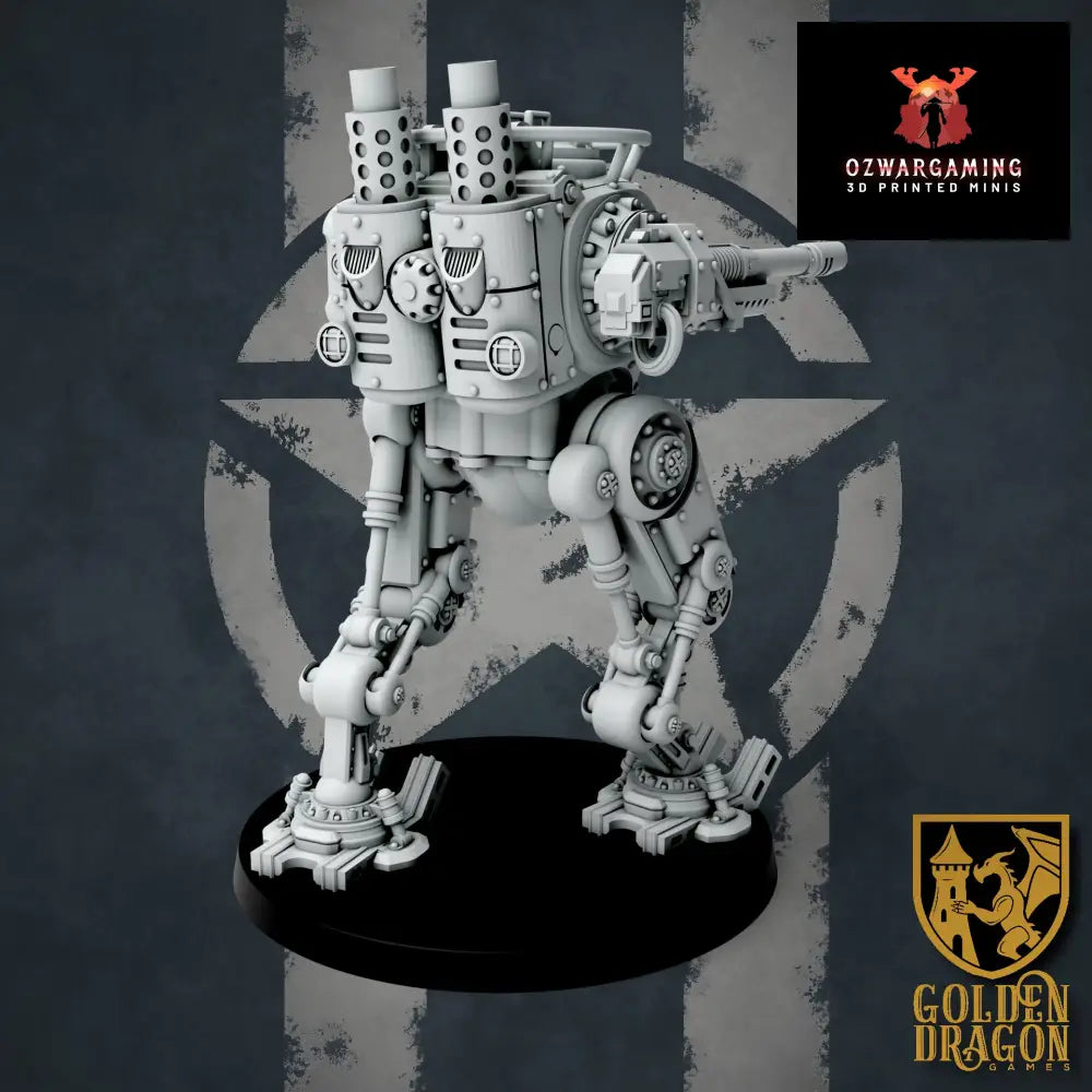 United States of America X32 Light Walkers | Golden Dragon Games Weird WW2 Role Playing Miniatures