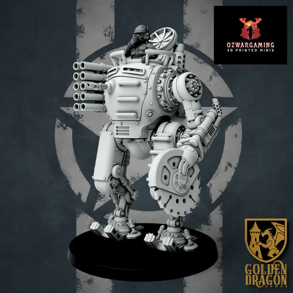 United States of America X32 Light Walkers | Golden Dragon Games Weird WW2 Role Playing Miniatures
