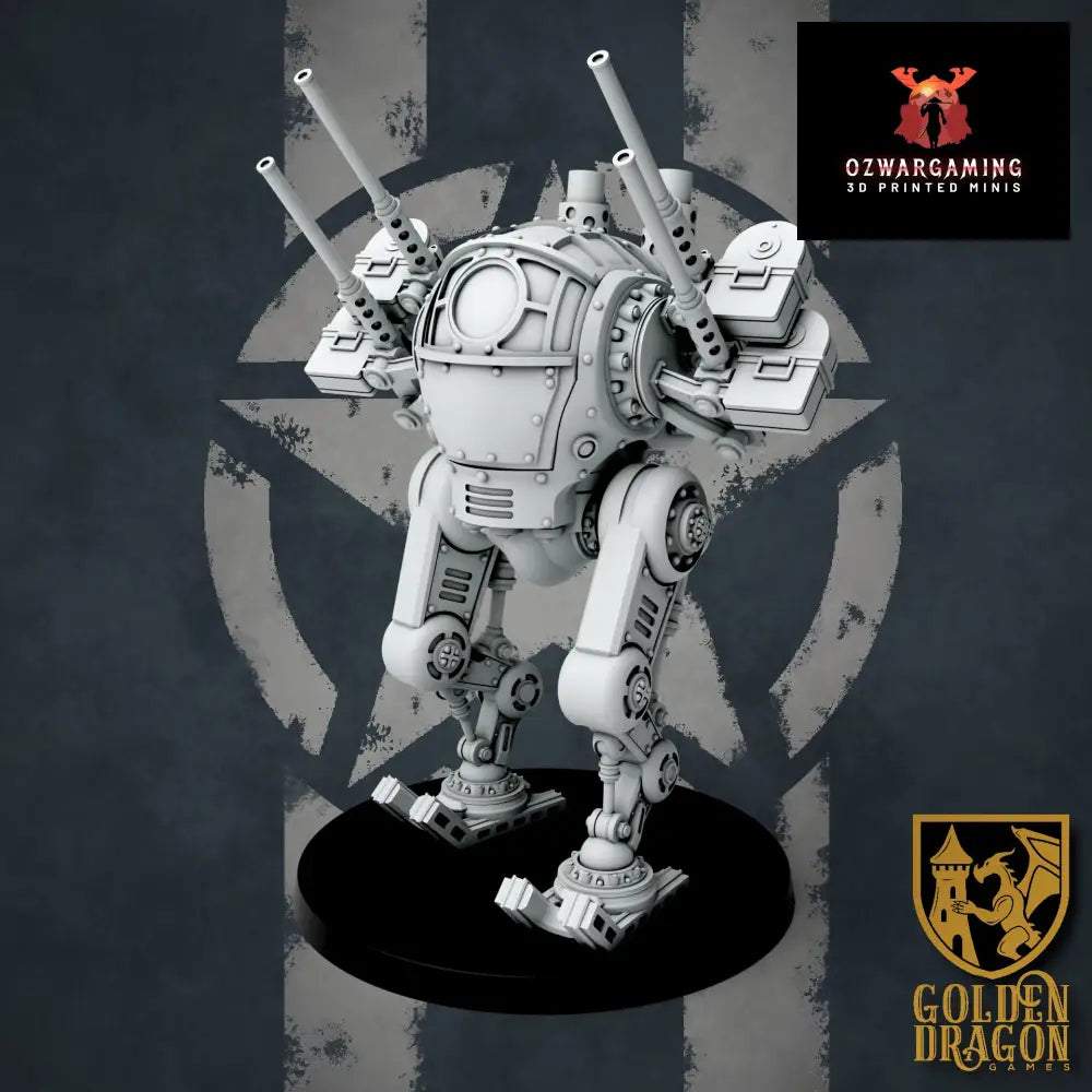 United States of America X32 Light Walkers | Golden Dragon Games Weird WW2 Role Playing Miniatures