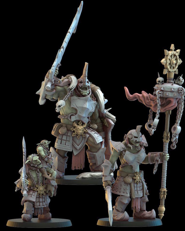 Maghmorin Dwarves Ork Slaves | Lost Kingdom 28/32mm Fantasy Wargaming Miniatures