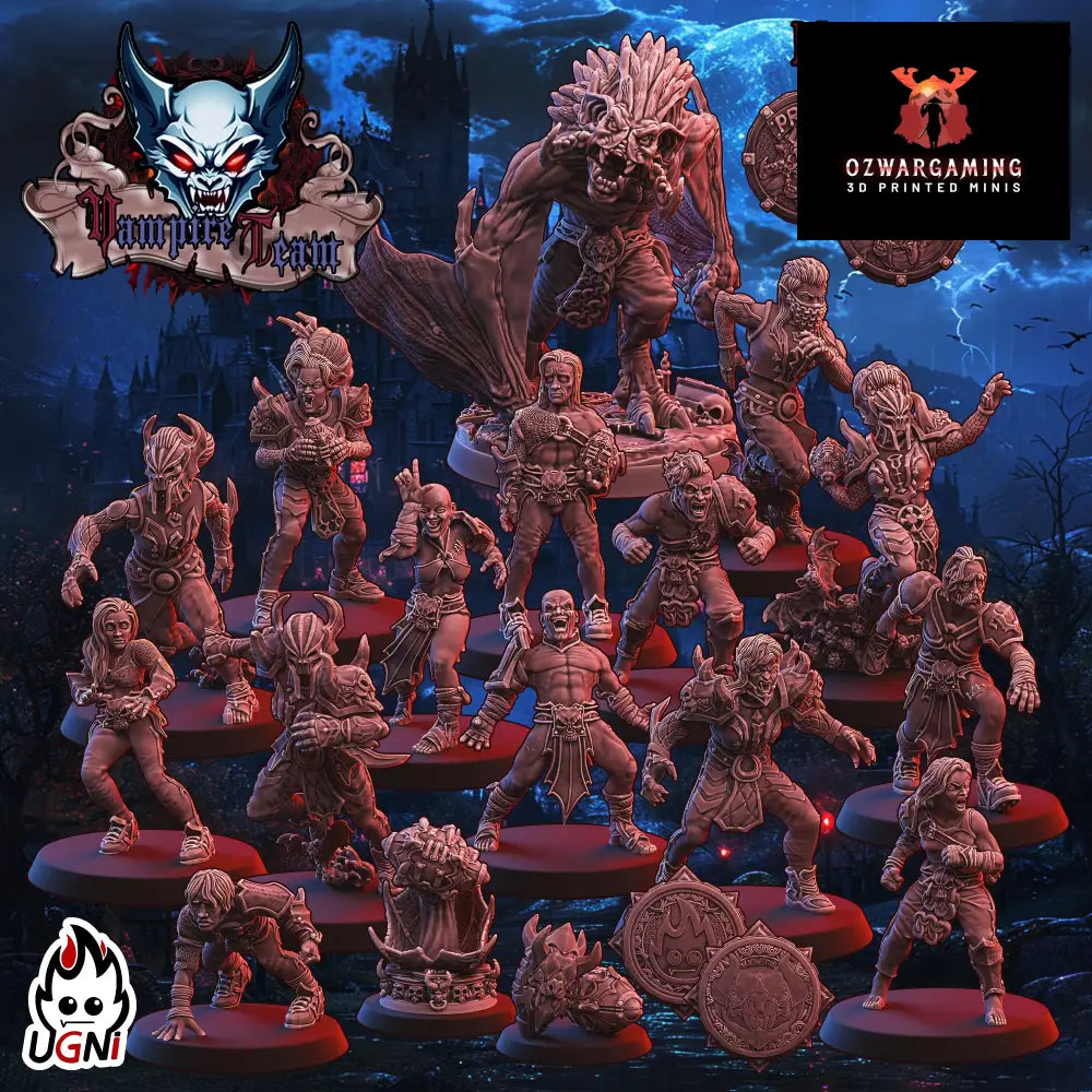 Vampires Fantasy Football Team | Ugni Miniatures Role Playing Miniatures