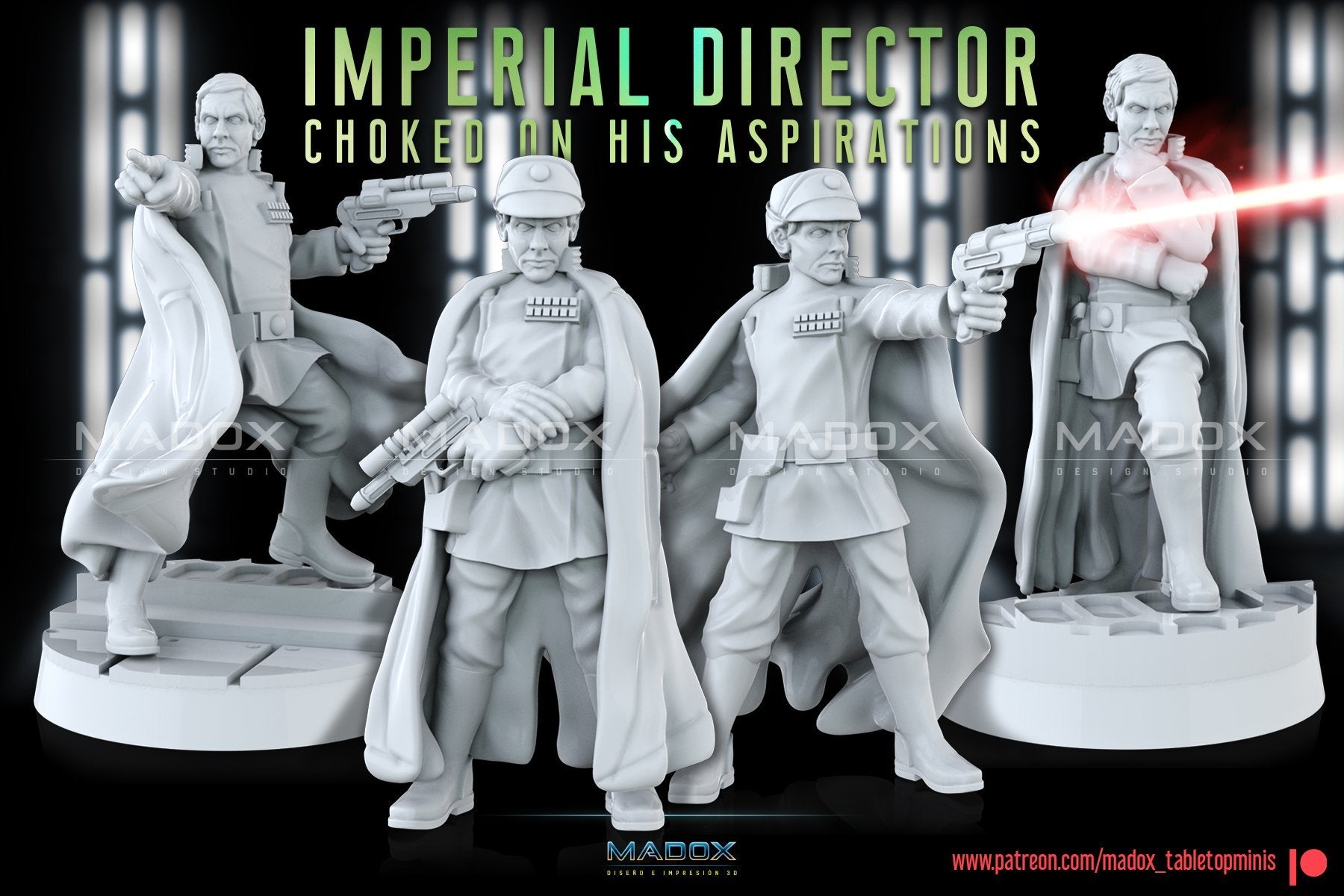 Regime Director | Warbear Studios 28mm SciFi Wargaming Miniatures Role Playing Miniatures