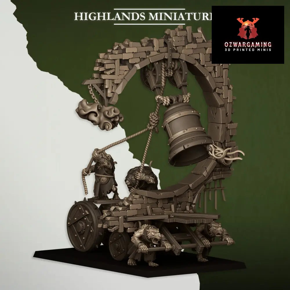 Vermin Sewer Bell | Highlands Miniatures 28/32mm Fantasy Wargaming Miniatures Role Playing Miniatures