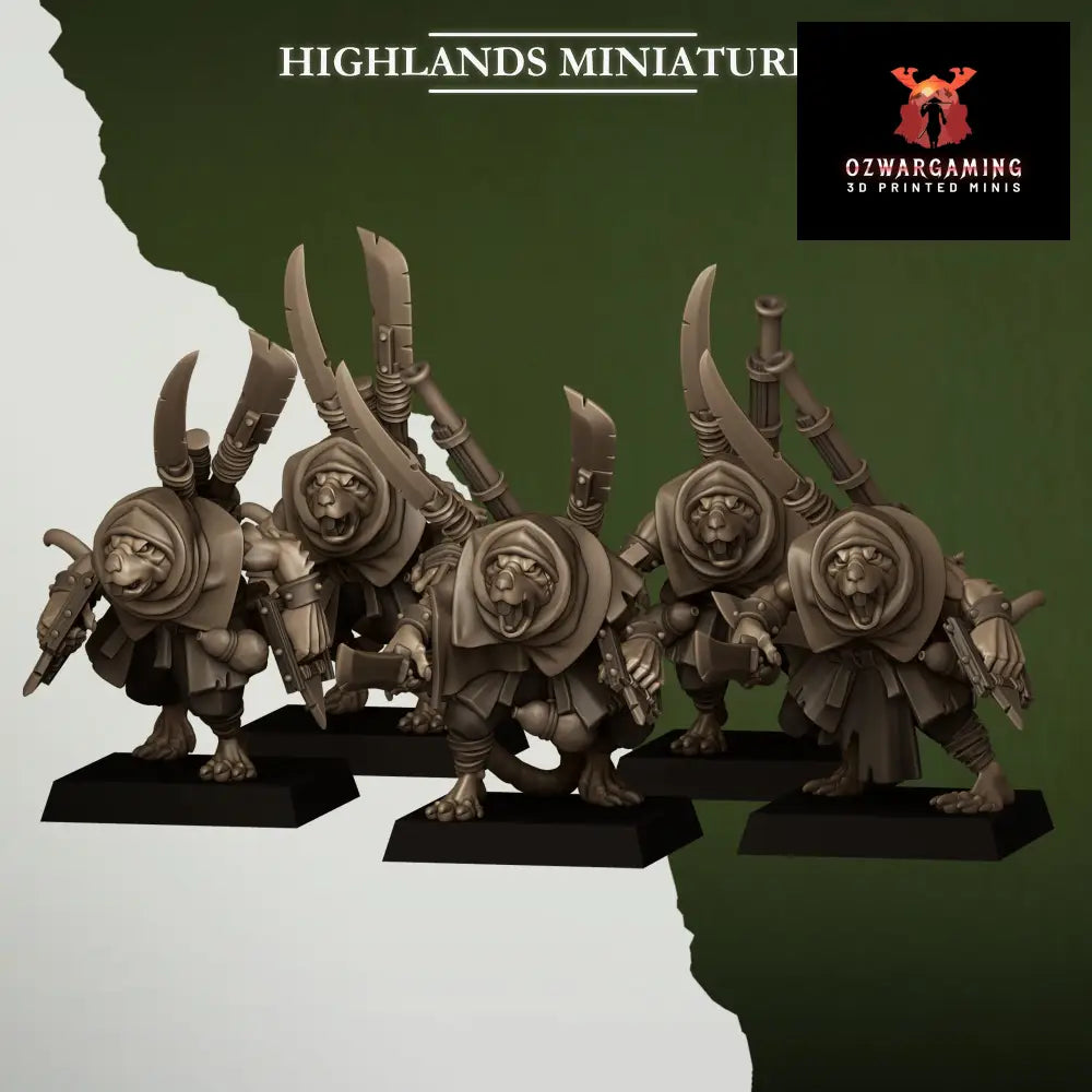 Vermin Smugglers | Highlands Miniatures 28/32mm Fantasy Wargaming Miniatures Role Playing Miniatures