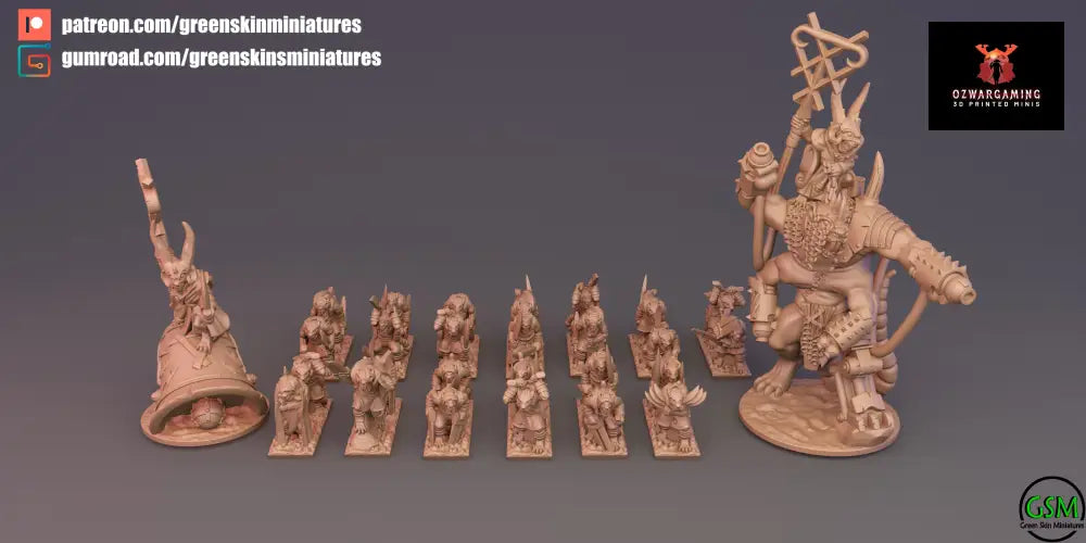 Verminkin Army Bundle | Greenskin Miniatures 10mm Fantasy Wargaming Miniatures Role Playing Miniatures