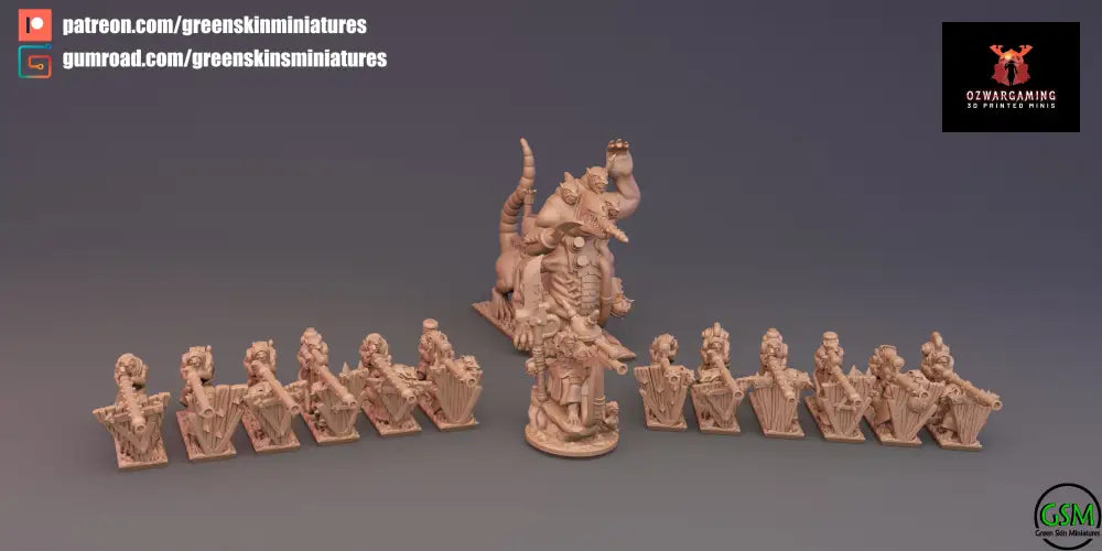 Verminkin Army Bundle | Greenskin Miniatures 10mm Fantasy Wargaming Miniatures Role Playing Miniatures