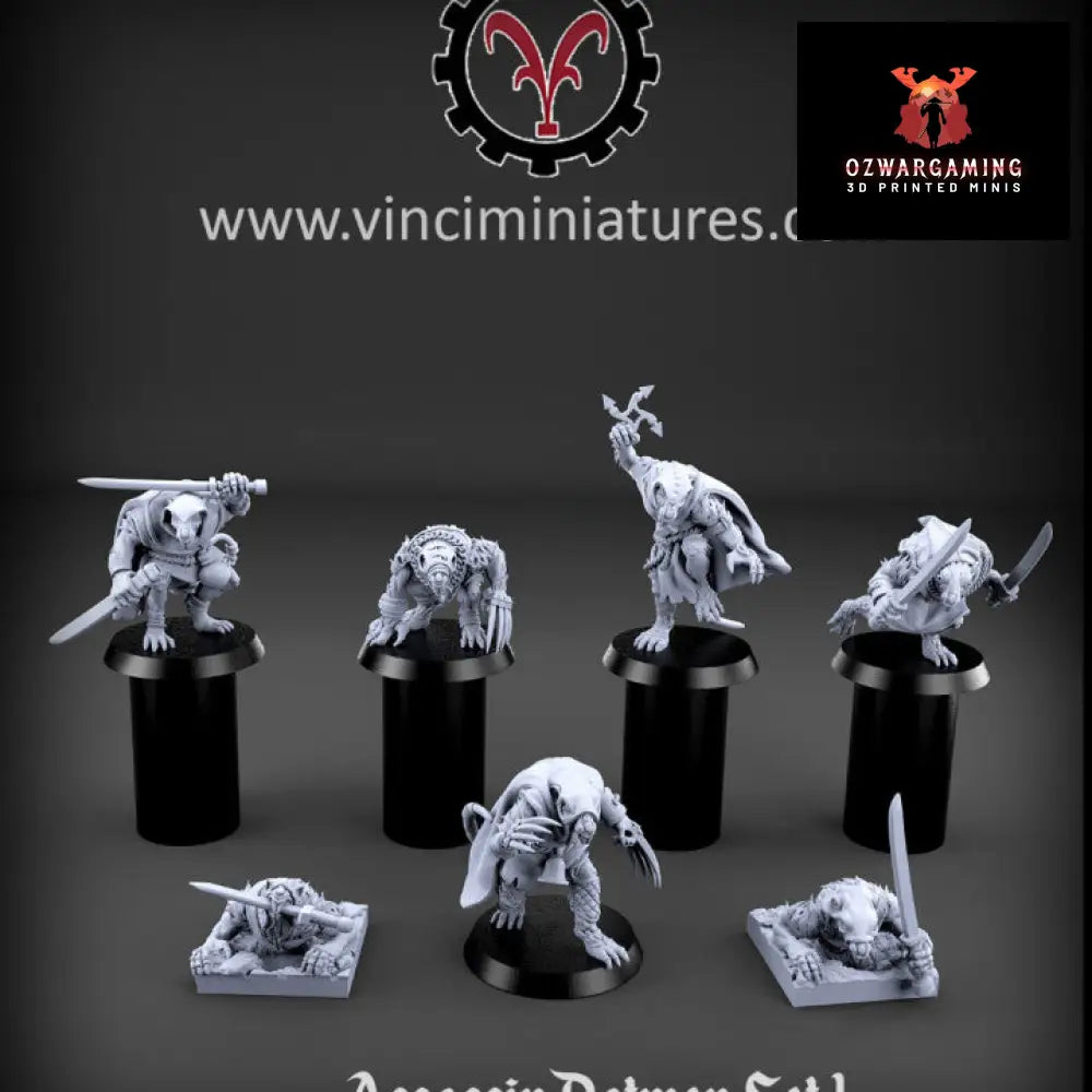 Verminkin Assassins | Vinci Miniatures 28/32mm Fantasy Wargaming Miniatures Role Playing Miniatures
